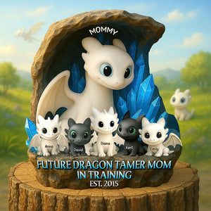 Personalized Gifts For Mom Acrylic Plaque, Dragon Fans 04tgqn120425 - Shaped Plaques - GoDuckee