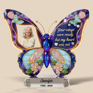 Memorial Acrylic Plaque - Custom Photo Gifts For Heaven 02naqn270525 - Shaped Plaques - GoDuckee