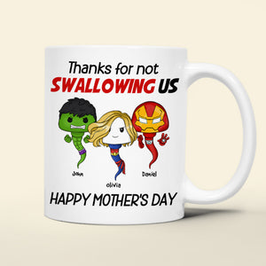 Personalized Gifts For Mom Coffee Mug Not Swallowing Us 02nahn150324 - Coffee Mugs - GoDuckee