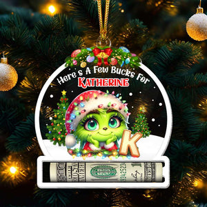 Personalized Christmas Gifts For Kids Money Holder Ornament 02KAMH121024 - Ornament - GoDuckee