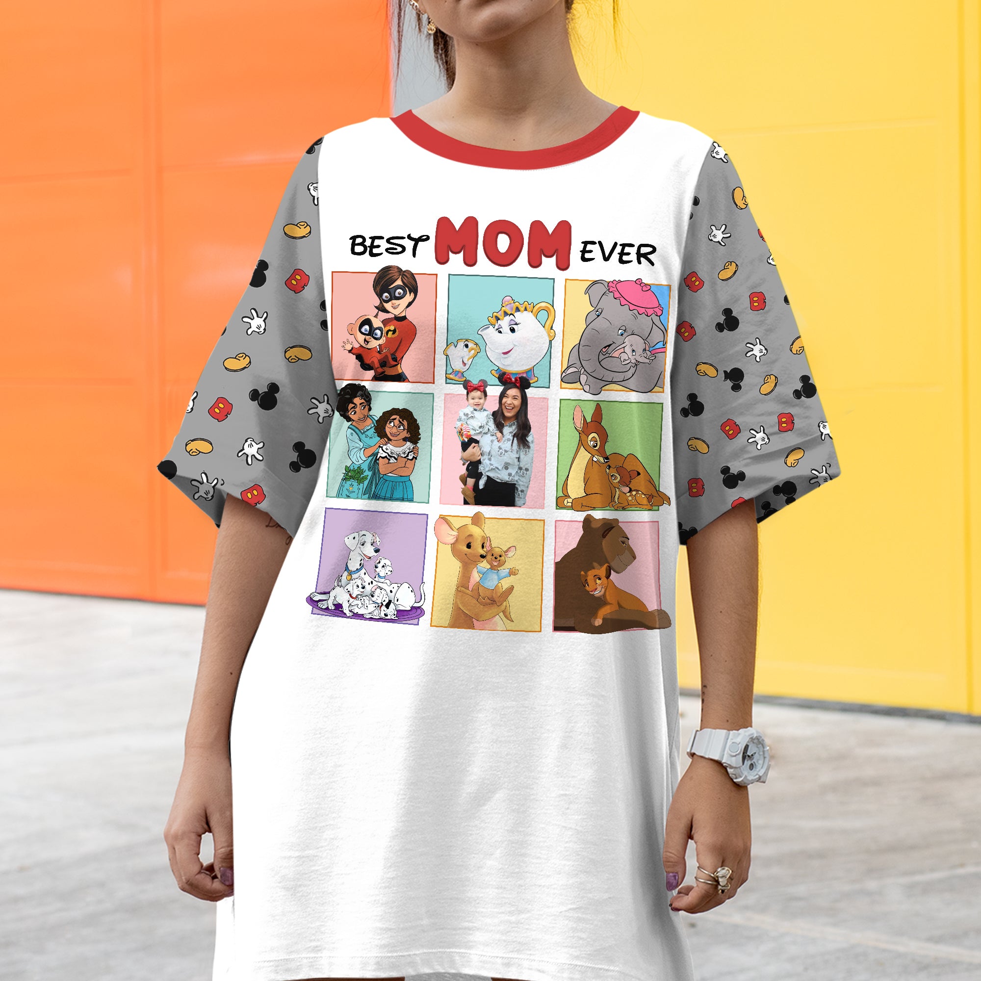 Custom Photo Gifts For Mom Raglan Dress Best Mom Ever 031hutn150224 Mother's Day Gifts - 3D Shirts - GoDuckee