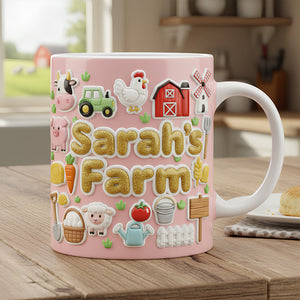 Cute Country Life Mug Personalized Gifts For Farmers 07HYDT161225 - Coffee Mug - GoDuckee