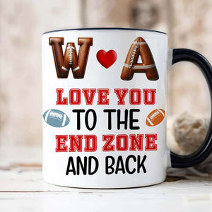 Personalized Gifts For Couple Love Football Sport Accent Mug 04XQLU221024 - Coffee Mug - GoDuckee