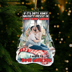 Custom Photo Gifts For Couple Ornament Christmas 05OHLU071024 - Ornament - GoDuckee