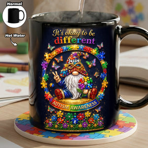 Gnome Puzzle Magic Coffee Mug - Personalized Gift for Autistic 01TOTA020426 - Coffee Mug - GoDuckee