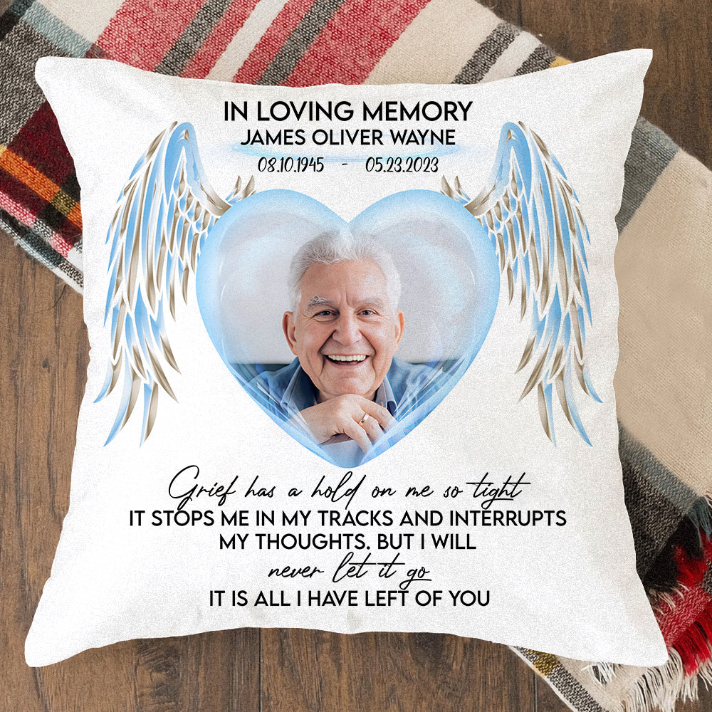 Gifts For Heaven, Personalized Square Pillow, Memorial Gifts - Pillow - GoDuckee