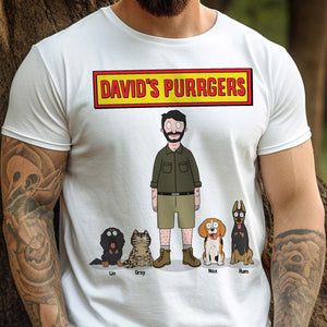 Dog And Cat Dad Shirt Personalized Gifts For Pet Lovers 05qhtn010425hg - Shirts - GoDuckee