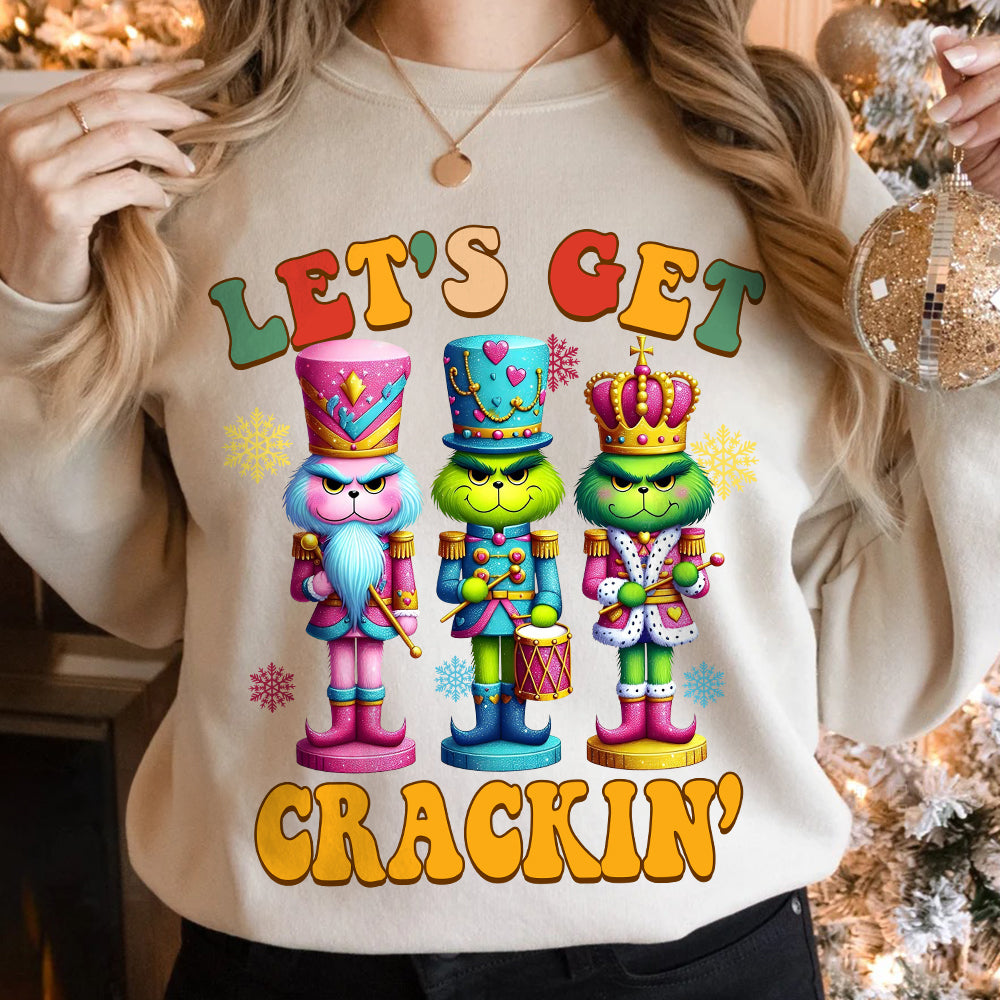 Gifts For Christmas Sweatshirt, Let's Get Crackin' 01KADT011124 - Shirts - GoDuckee