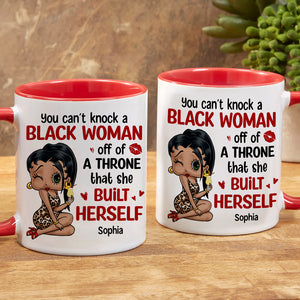 Can't Knock A Black Woman Off Personalized Coffee Mug 03HTTN270723HH-01 - Coffee Mug - GoDuckee