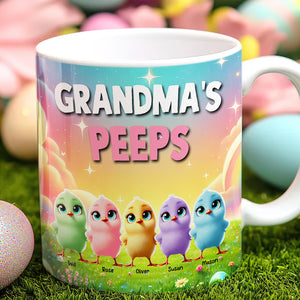 Personalized Gifts For Grandma Coffee Mug, Chick Peeps 04tgmh040325 Easter Gifts - Coffee Mug - GoDuckee