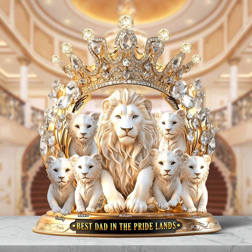 Best Dad Gown Acrylic Plaque, Personalized Gifts For Dad 01tgqn080525 - Shaped Plaques - GoDuckee