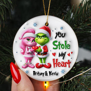 Personalized Gifts For Couple Christmas Ornament 01acdt261024 - Ornament - GoDuckee