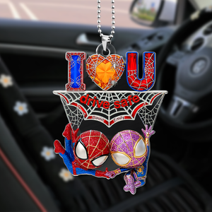 Wall-Crawler Couple Car Ornament - Personalized Gifts For Couple 06tgpu110625 - Ornament - GoDuckee