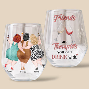 Friends You Can Drink With Wine Tumbler