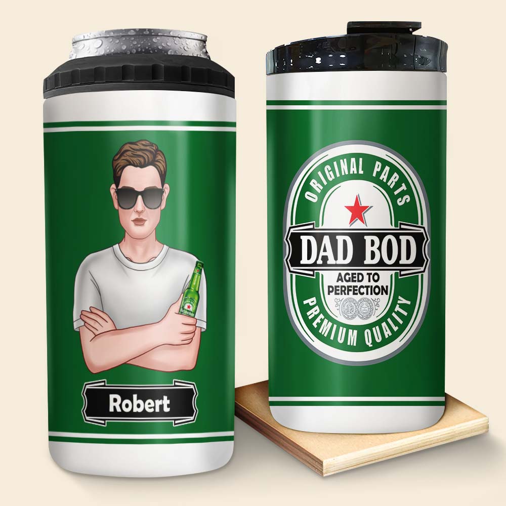 To Dad From The Reasons You Drink - Gift For Dad, Father - Personalized  Custom 4 In 1 Can Cooler Tumbler