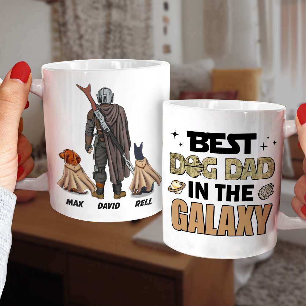Best Dog Dad Personalized Mug, Gift For Father's Day-3OHTN270423-01 - Coffee Mug - GoDuckee