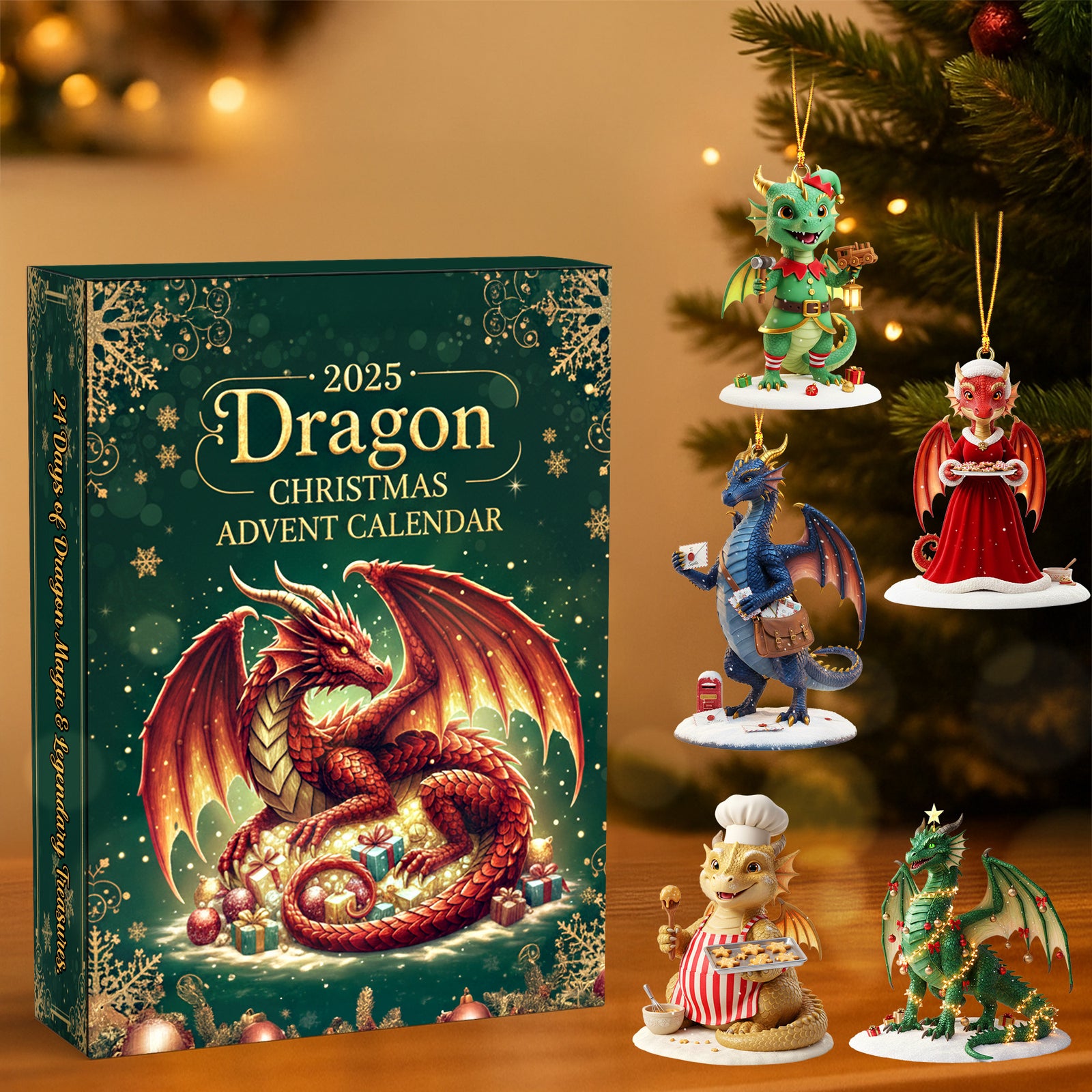 Gifts For Dragon Lovers Christmas Advent Calendar Blind Box 03hymg231025 - Advent Calendar - GoDuckee