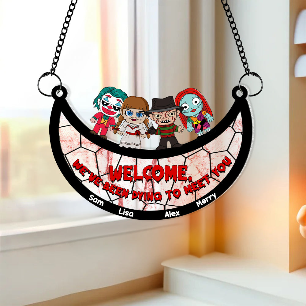 Personalized Gifts For Family Suncatcher Ornament Horror Fans 03DGMH260724HA - Ornament - GoDuckee