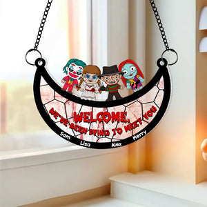 Personalized Gifts For Family Suncatcher Ornament Horror Fans 03DGMH260724HA - Ornament - GoDuckee