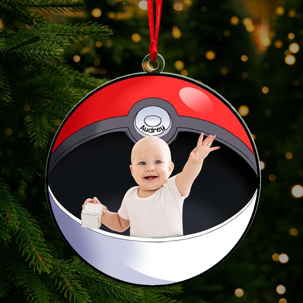 Custom Photo Gifts For Kids Christmas Ornament Christmas 01OHLU200924 - Ornament - GoDuckee