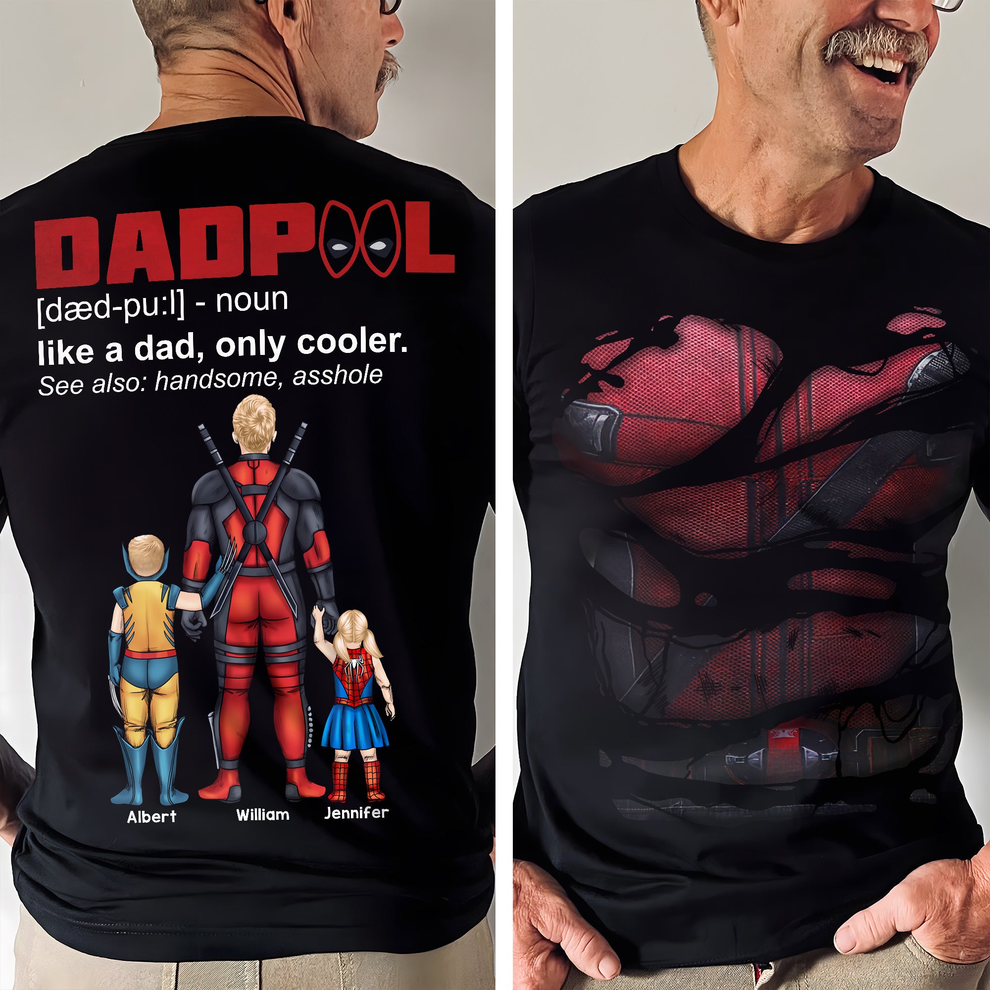 Personalized Gifts For Dad Shirt 03qhqn250524pa Father's Day - 2D Shirts - GoDuckee