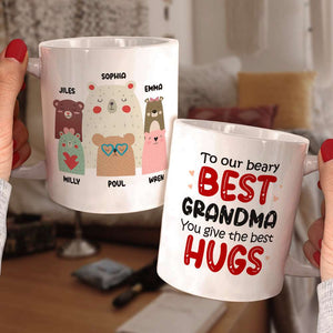 Personalized Gifts For Mom Coffee Mug To Our Beary Best Mama - Coffee Mugs - GoDuckee