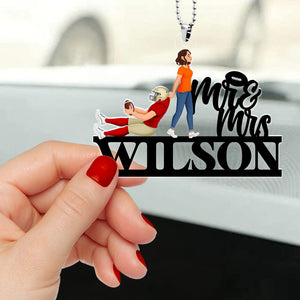 Personalized Gifts For American Football Lover Car Ornament 01KADT090125PA - Ornament - GoDuckee