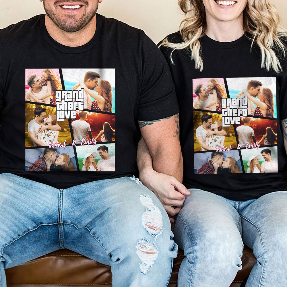 Sweet Couple Personalized Couple Shirt 03napu060124 - Shirts - GoDuckee