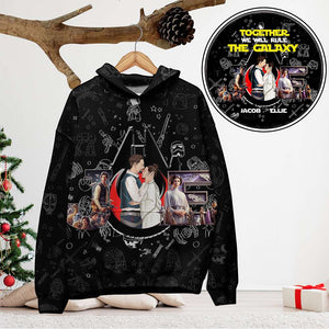 Personalized Gifts For Couple Sweatshirt 3D Love Galaxy 02XQLU181124TM - AOP Products - GoDuckee