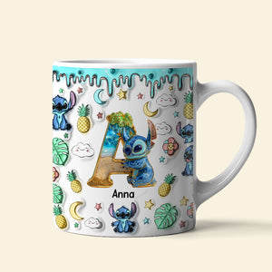 Custom Alphabet Letter Coffee Mug – Personalized Gifts for Cute Monsters 01tgqn110625 - Coffee Mug - GoDuckee