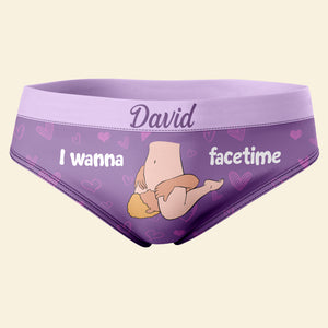 Personalized Gifts For Girlfriend Women's Briefs I Wanna F***time - Boxers & Briefs - GoDuckee