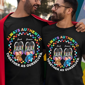 Personalized Gifts For LGBT Couple Shirt 02QHPU180624TM - Shirts - GoDuckee
