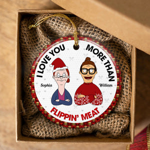 Personalized Gifts For Couple Christmas Ornament 01TODT121124HG - Ornament - GoDuckee