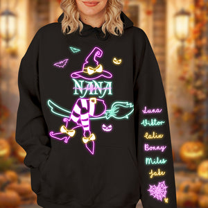 Personalized Gifts For Grandma Shirt Halloween 02ACDT290824 - AOP Products - GoDuckee