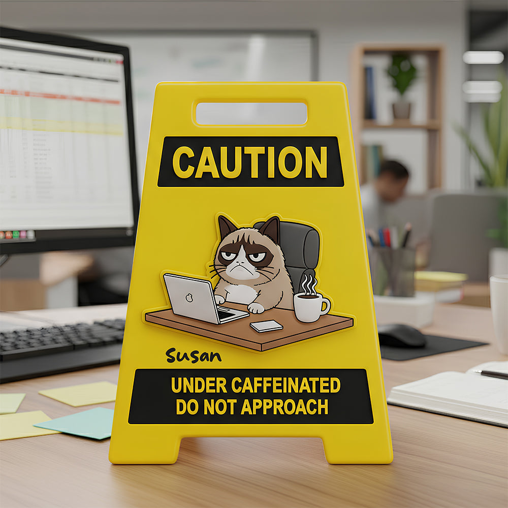 Grumpy Officer - Acrylic Plaque Personalized Gifts For Coworkers 04PGDT271125 - Shaped Plaques - GoDuckee