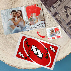 Custom Photo Gifts For Couple Wallet Card 02KADT130125 - Wallet Card - GoDuckee