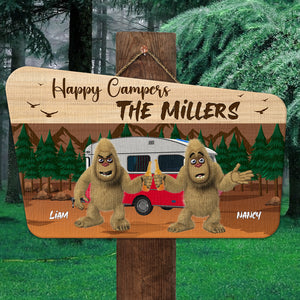 Bigfoot 01qhpu021223, Personalized Wooden Sign - Wood Sign - GoDuckee