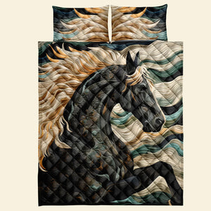 Gifts For Horse Lovers Quilt Bed Set 07qnqn301024 - Blanket - GoDuckee