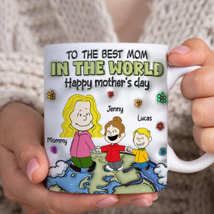 Personalized Gifts For Mom Coffee Mug 02totn100325hh The Best Mom In The World - Coffee Mug - GoDuckee