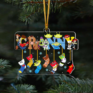 Personalized Gift For Grandma Christmas Ornament Stocking Kids 03XQMH071124 - Ornament - GoDuckee