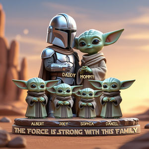 The Force Family Acrylic Plaque - Personalized Gift For Family 03XQLU100425 - Shaped Plaques - GoDuckee