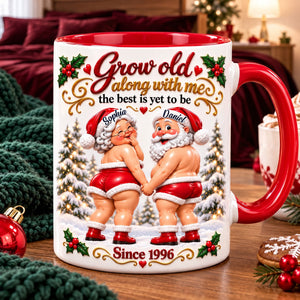 Santa Old Couple Accent Mug - Personalized Christmas Gifts For Couple 04nalu201026