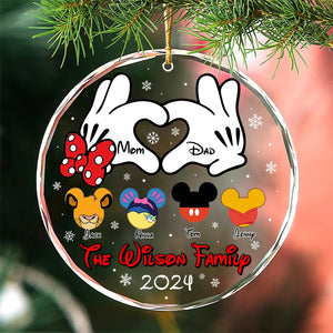 Personalized Gifts For Family Ornament, Cartoon Character 03natn190824 - Ornament - GoDuckee