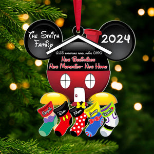 Personalized Gifts For Family Christmas Ornament 04xqtn301024 New Beginnings New Memories New Home - Ornament - GoDuckee