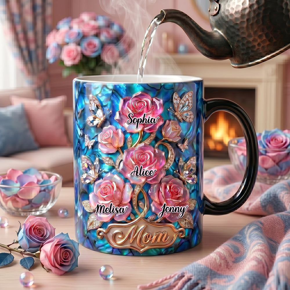 Glow Mom Era Mug - Personalized Gifts For Mom 04TGDT230426 - Coffee Mug - GoDuckee