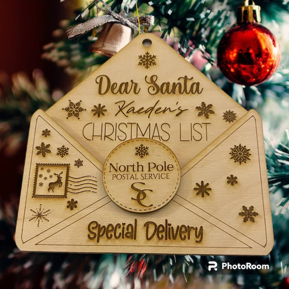 Letter To Santa Personalized Christmas Ornament 55acxx280824 - Ornament - GoDuckee