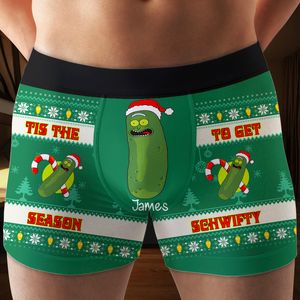 Personalized Christmas Gifts For Him, Naughty Couple Men's Boxer 06KADC170824 - Boxer Briefs - GoDuckee