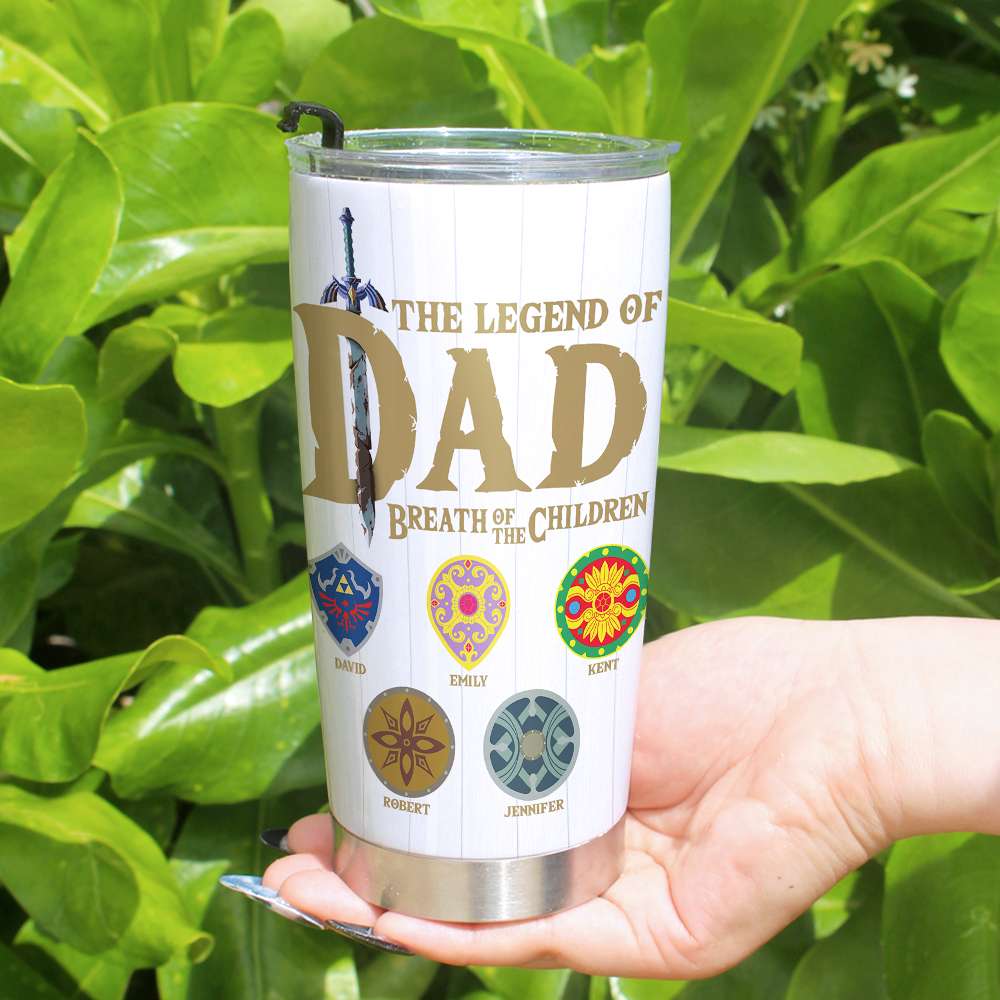 Dad The Legend Of Dad 02naqn300523 Personalized Tumbler - Tumbler Cup - GoDuckee