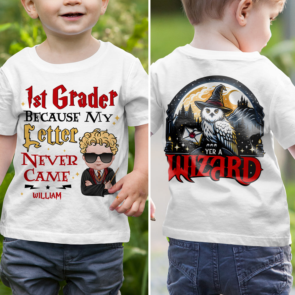 Personalized Gifts For Kid T-shirt 01XQPU100724TM Magic Owl Letter Never Came - Shirts - GoDuckee