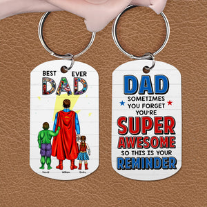 Personalized Gifts For Dad Keychain 04qhqn020524pa Father's Day Gift - Keychains - GoDuckee